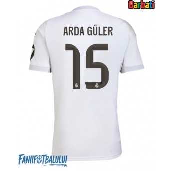 Real Madrid Arda Guler #15 Tricou Fotbal Replică 2025-26 Barbati Acasa